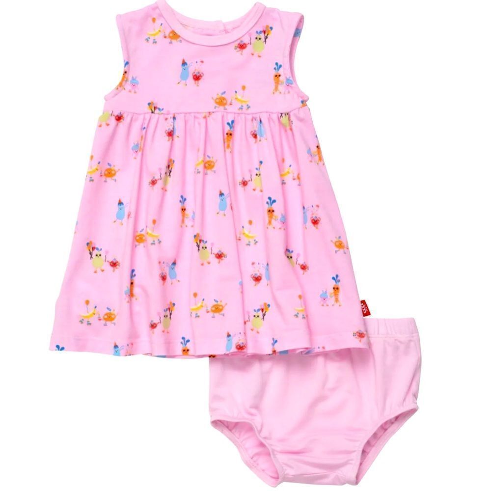 MAGNETIC ME BEET DRESS & BLOOMER SET 18/24M - Picture 7 of 7